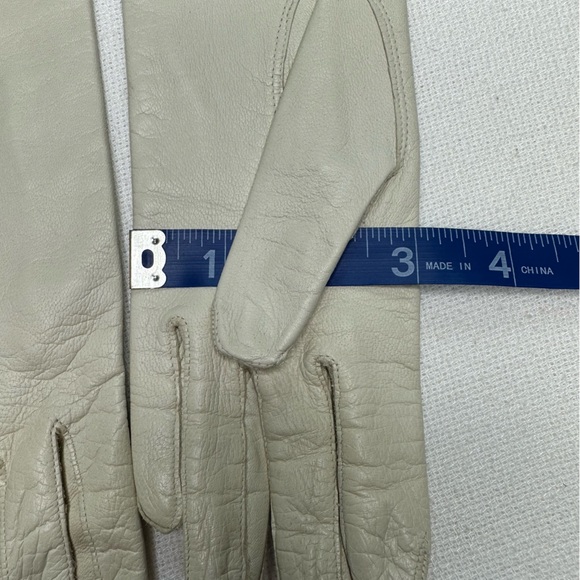 Vintage Silk-Lined Italian Kidskin Leather Elbow Gloves - Picture 14 of 16